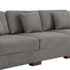Modernes, überdimensioniertes, modulares Sofa-Set mit Kissen