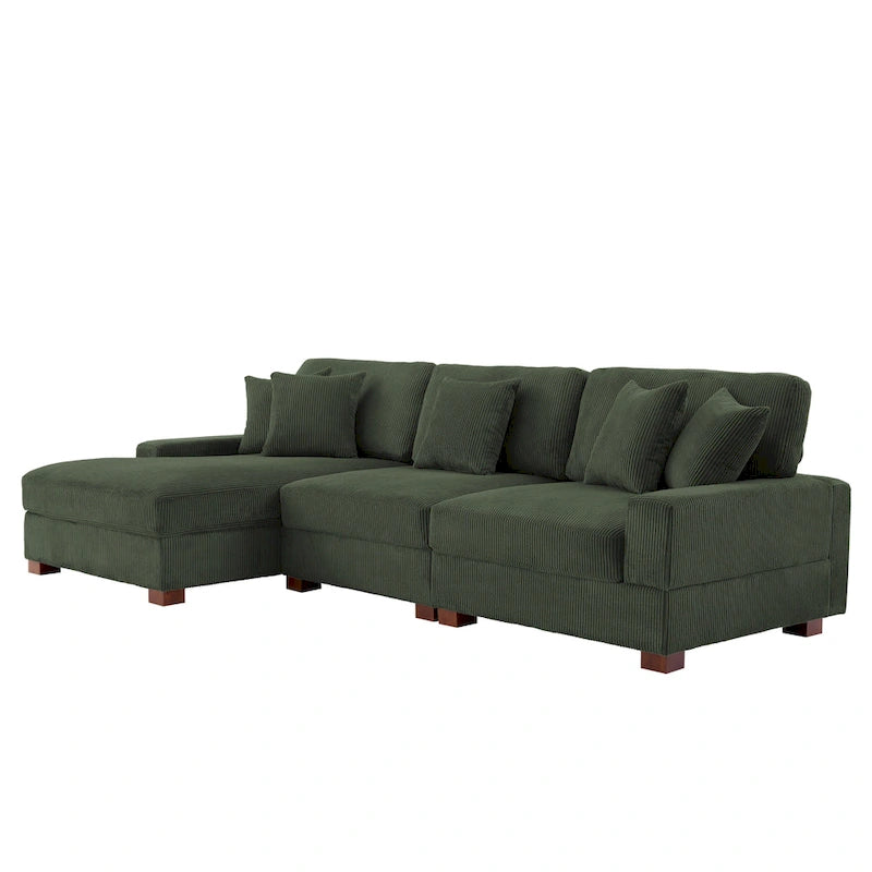 Modernes, überdimensioniertes, modulares Sofa-Set mit Kissen