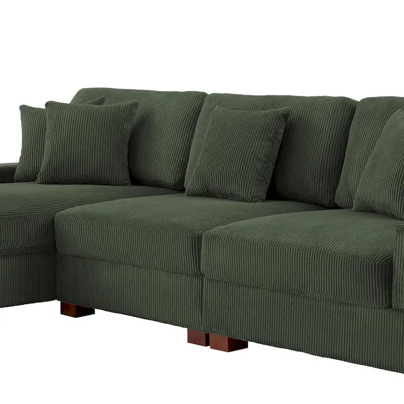 Modernes, überdimensioniertes, modulares Sofa-Set mit Kissen