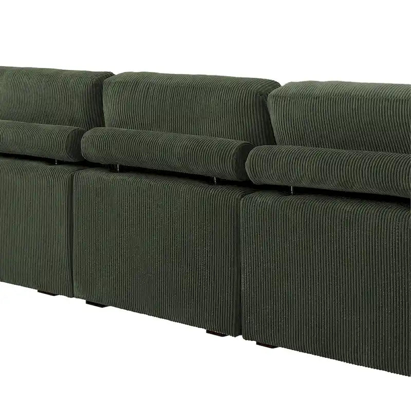 Modernes, überdimensioniertes, modulares Sofa-Set mit Kissen
