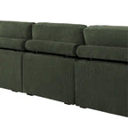 Modernes, überdimensioniertes, modulares Sofa-Set mit Kissen