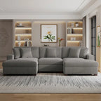 Modernes, überdimensioniertes, modulares Sofa-Set mit Kissen