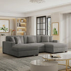 Modernes, überdimensioniertes, modulares Sofa-Set mit Kissen