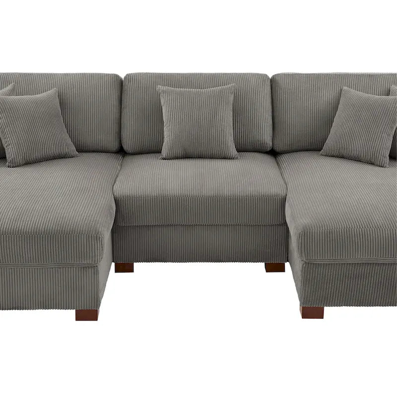 Modernes, überdimensioniertes, modulares Sofa-Set mit Kissen