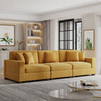 Modernes, überdimensioniertes, modulares Sofa-Set mit Kissen