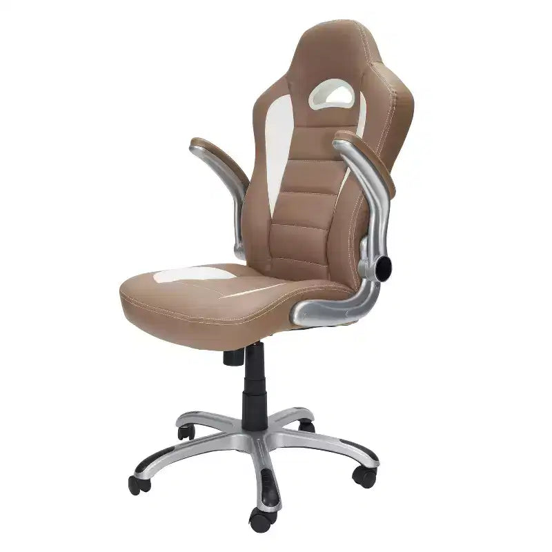 Sport Race Chefsessel: Ergonomisch, drehbar, verstellbare Armlehnen, PU-Leder