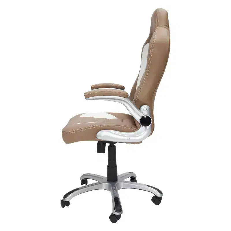 Sport Race Chefsessel: Ergonomisch, drehbar, verstellbare Armlehnen, PU-Leder