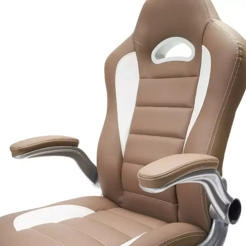 Sport Race Chefsessel: Ergonomisch, drehbar, verstellbare Armlehnen, PU-Leder