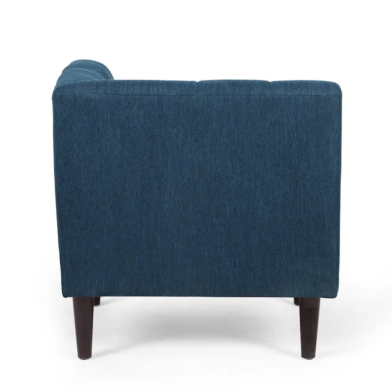 Clermont Mid-century Tufted Ecksofa von Christopher Knight Home – 114,00 L x 114,00 B x 30,75 H