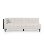 Clermont Mid-century Tufted Ecksofa von Christopher Knight Home – 114,00 L x 114,00 B x 30,75 H