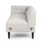 Clermont Mid-century Tufted Ecksofa von Christopher Knight Home – 114,00 L x 114,00 B x 30,75 H