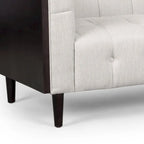 Clermont Mid-century Tufted Ecksofa von Christopher Knight Home – 114,00 L x 114,00 B x 30,75 H