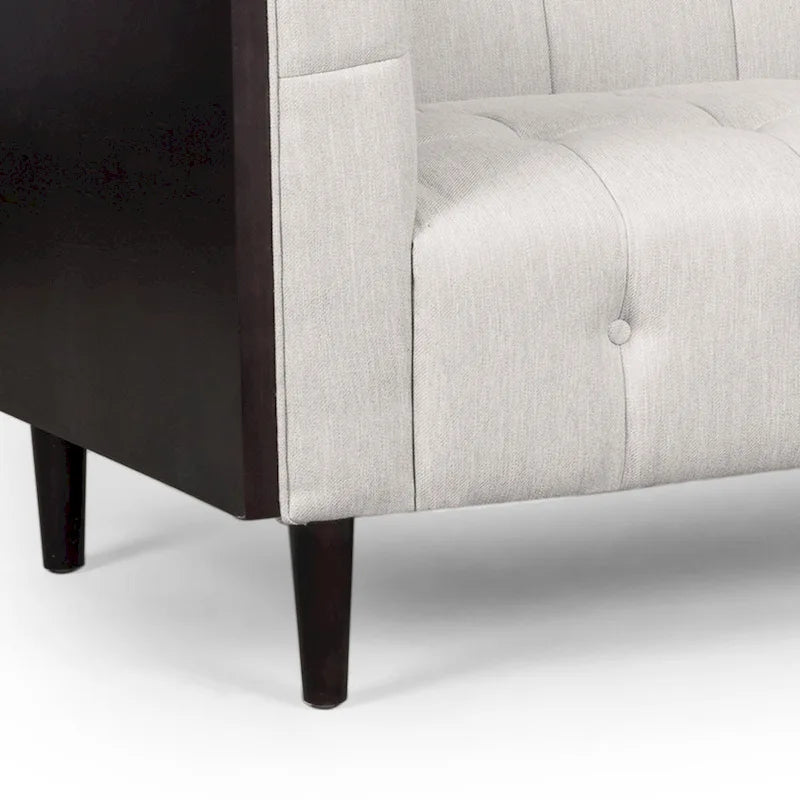 Clermont Mid-century Tufted Ecksofa von Christopher Knight Home – 114,00 L x 114,00 B x 30,75 H