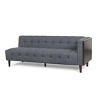 Clermont Mid-century Tufted Ecksofa von Christopher Knight Home – 114,00 L x 114,00 B x 30,75 H