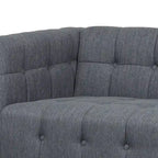 Clermont Mid-century Tufted Ecksofa von Christopher Knight Home – 114,00 L x 114,00 B x 30,75 H