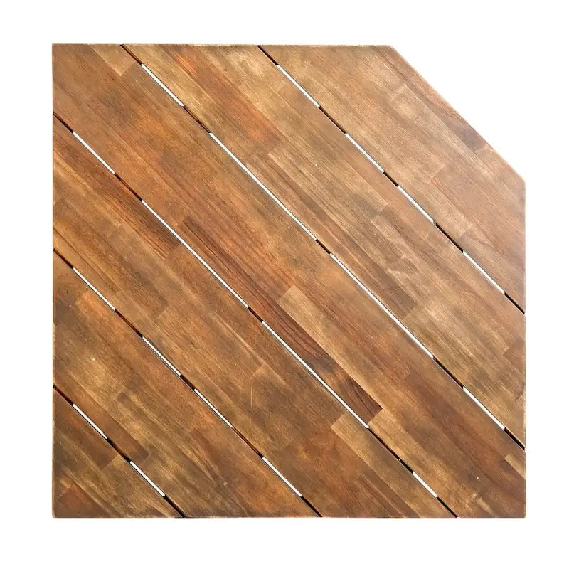Eulah v-förmiges, minimalistisches 4-teiliges Sektionssofa aus Holz von Christopher Knight Home