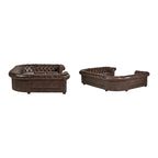 Gdansk 9-Sitzer U-förmiges Chesterfield Ecksofa