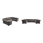 Gdansk 9-Sitzer U-förmiges Chesterfield Ecksofa