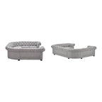 Gdansk 9-Sitzer U-förmiges Chesterfield Ecksofa