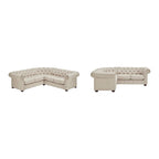 Gdansk 5-Sitzer L-förmiges Chesterfield-Sofa