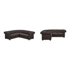 Gdansk 5-Sitzer L-förmiges Chesterfield-Sofa