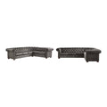 Gdansk 6-Sitzer L-förmiges Chesterfield-Sofa