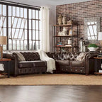 Gdansk 6-Sitzer L-förmiges Chesterfield-Sofa