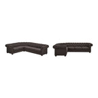 Gdansk 6-Sitzer L-förmiges Chesterfield-Sofa