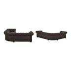 Gdansk 6-Sitzer L-förmiges Chesterfield-Sofa