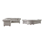 Gdansk 6-Sitzer L-förmiges Chesterfield-Sofa