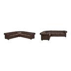 Gdansk 7-Sitzer L-förmiges Chesterfield-Sofa