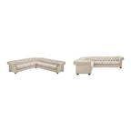 Gdansk 7-Sitzer L-förmiges Chesterfield-Sofa
