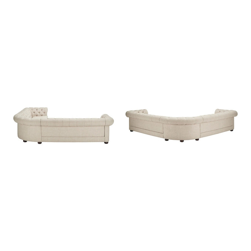 Gdansk 7-Sitzer L-förmiges Chesterfield-Sofa