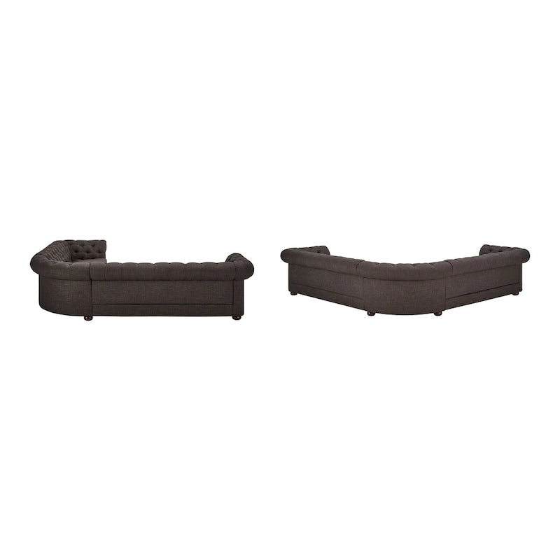 Gdansk 7-Sitzer L-förmiges Chesterfield-Sofa