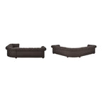 Gdansk 7-Sitzer L-förmiges Chesterfield-Sofa