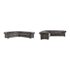 Gdansk 7-Sitzer L-förmiges Chesterfield-Sofa