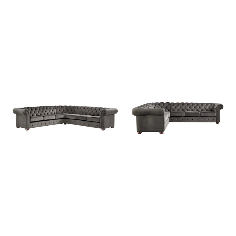 Gdansk 7-Sitzer L-förmiges Chesterfield-Sofa