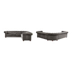 Gdansk 7-Sitzer L-förmiges Chesterfield-Sofa