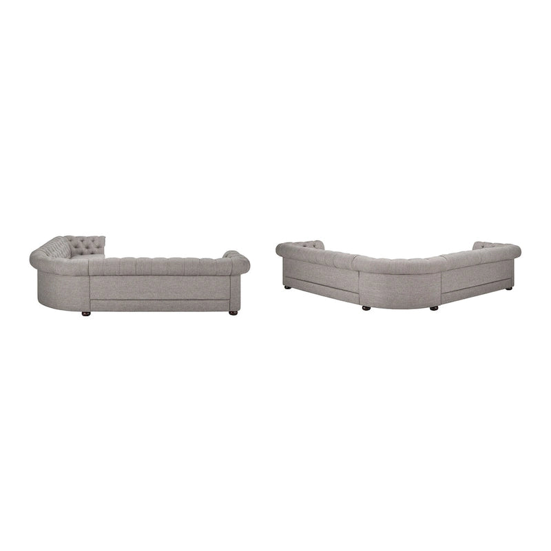 Gdansk 7-Sitzer L-förmiges Chesterfield-Sofa
