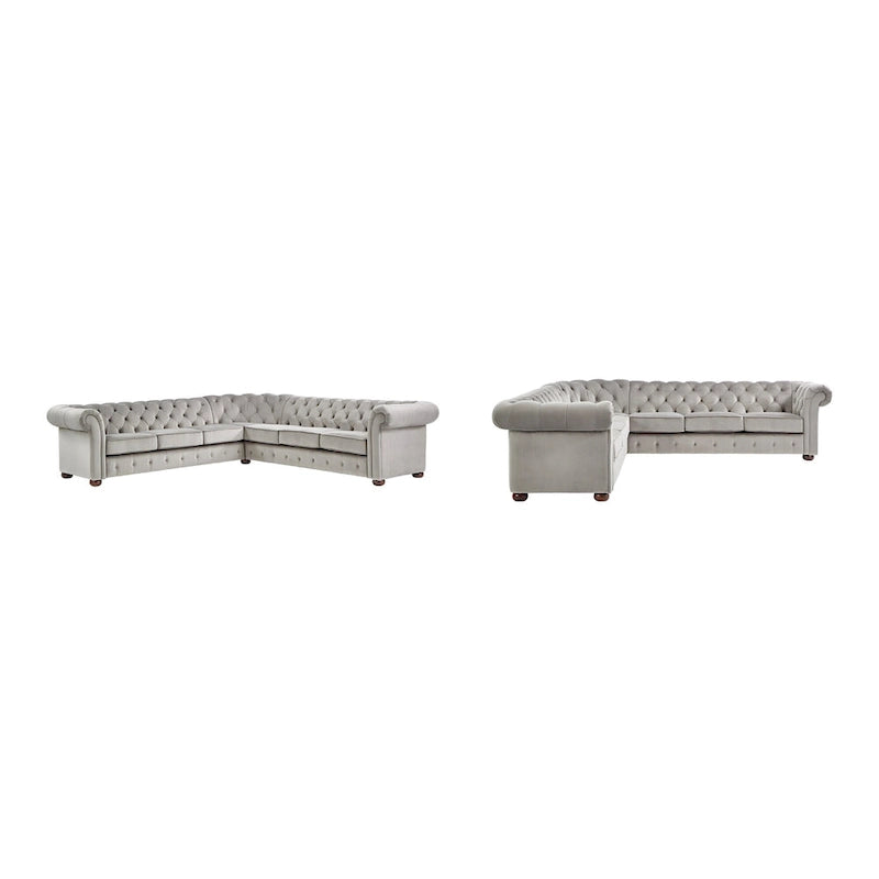 Gdansk 7-Sitzer L-förmiges Chesterfield-Sofa