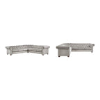 Gdansk 7-Sitzer L-förmiges Chesterfield-Sofa