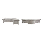 Gdansk 7-Sitzer L-förmiges Chesterfield-Sofa