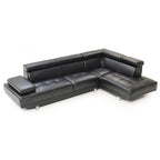 Riveredge 109 Zoll B 2-teiliges L-förmiges Sektionssofa aus Kunstleder – 76L x 109B x 28H