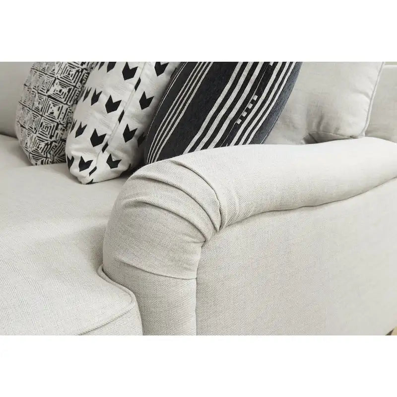 Signature Design by Ashley Huntsworth Taubengraues 5-teiliges Sektionssofa mit Chaiselongue – 394B x 251T x 97H