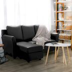 Golt L-förmiges Ecksofa mit Kunstlederbezug von Furniture of America