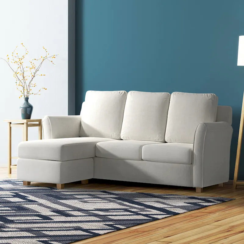 Golt L-förmiges Ecksofa mit Kunstlederbezug von Furniture of America