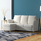 Golt L-förmiges Ecksofa mit Kunstlederbezug von Furniture of America