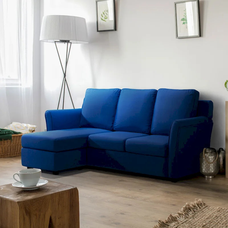 Golt L-förmiges Ecksofa mit Kunstlederbezug von Furniture of America