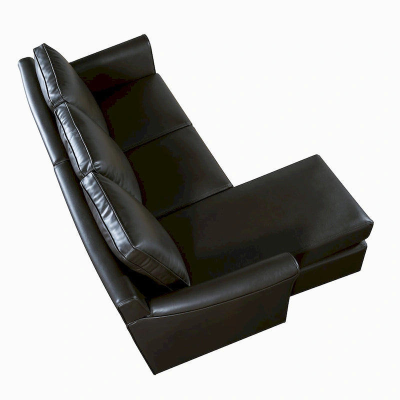 Golt L-förmiges Ecksofa mit Kunstlederbezug von Furniture of America