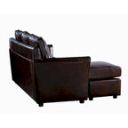 Golt L-förmiges Ecksofa mit Kunstlederbezug von Furniture of America
